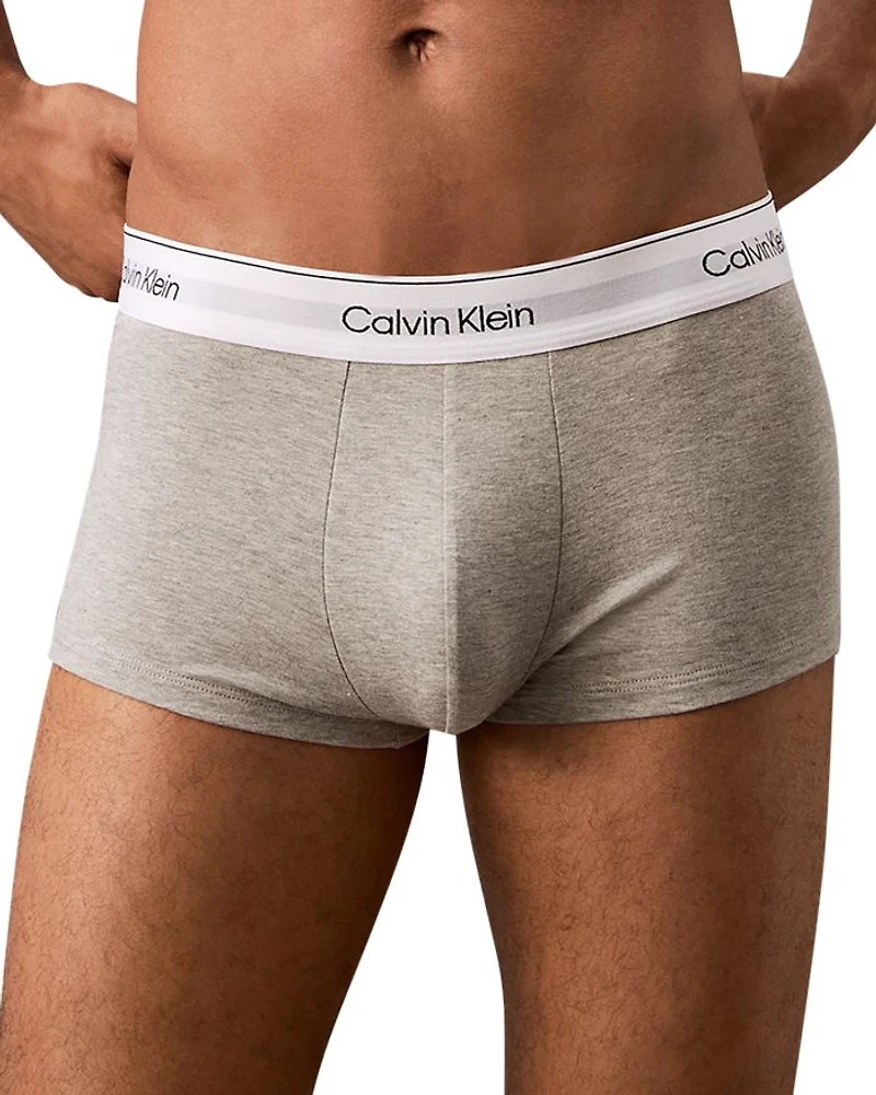 Modern Cotton Stretch Low Rise Trunks, Pack of 3