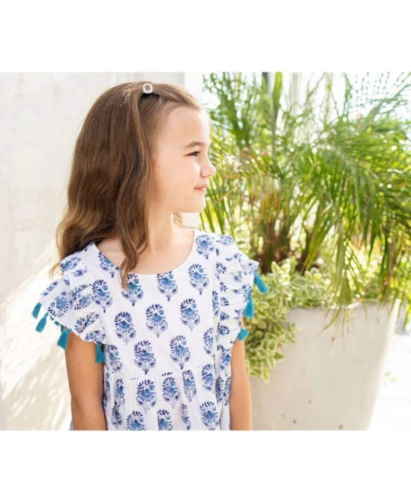 Girls' Sophie Tassel Dress - Little Kid