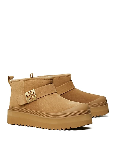 Tory Burch Women's Mellow Shearling Lined Platform Boots