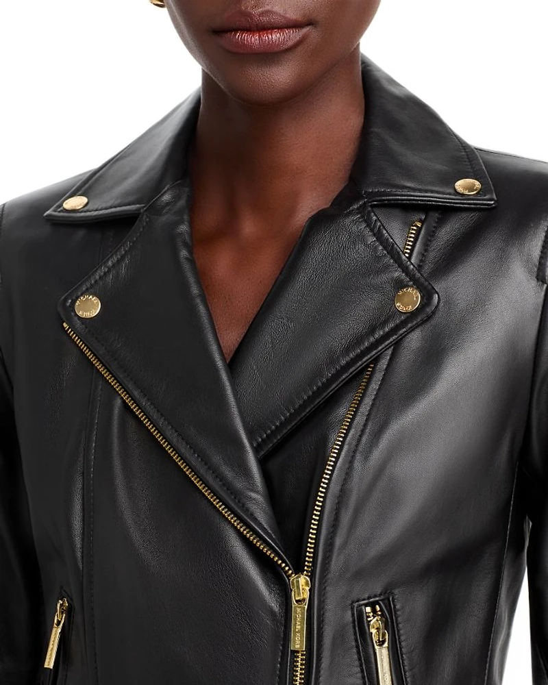 Leather Moto Jacket
