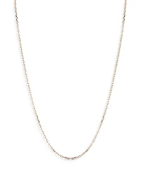 Saxon 18K Rose Gold Chain Necklace, 16"