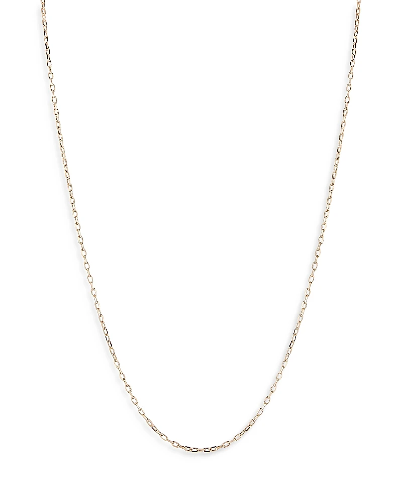 Walters Faith 18K Rose Gold Fine Cable Link Chain Necklace, 16