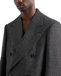 Double Breasted Wool Overcoat