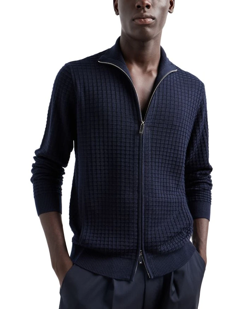 Grid Stitch Sweater
