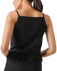 Feather Trim Top