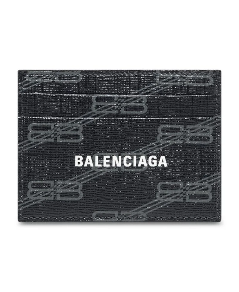 Signature Card Holder BB Monogram Coated Canvas
