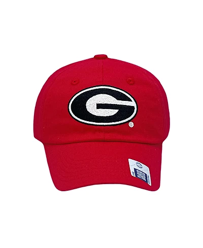 Bits & Bows Unisex Officially Licensed Georgia Baseball Hat - Baby, Little Kid, Big Kid