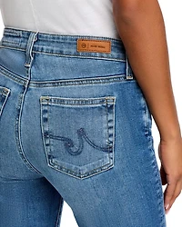 Mari Mid Rise Slim Straight Jeans