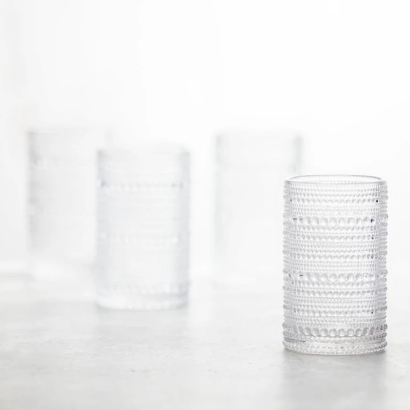 Fortessa Jupiter Clear Ice Beverage Glass, Set of 6