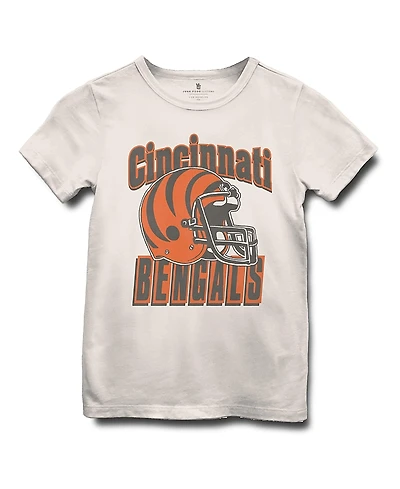 Junk Food Clothing Unisex Nfl Cincinnati Bengals Helmet Tee - Little Kid, Big Kid