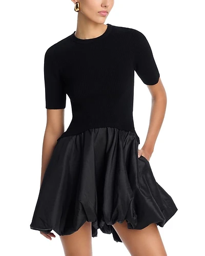 Kenny Short Sleeved Bubble Mini Dress