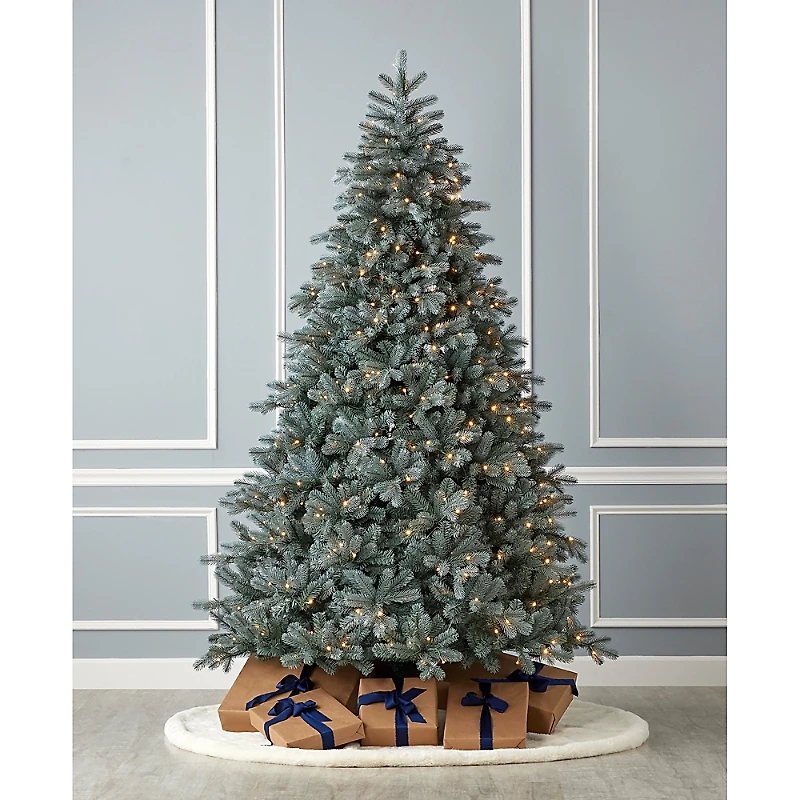 Seasonal Llc Blue Spruce 7.5' Tree Warm White Led Lights