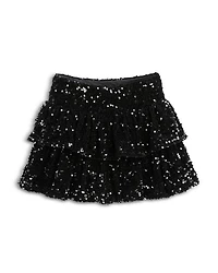 Girls' Misha Tiered Sequined Skirt - Big Kid