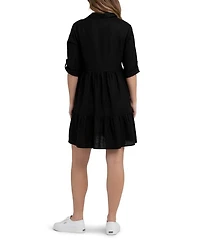 Adel Linen Shirt  Dress