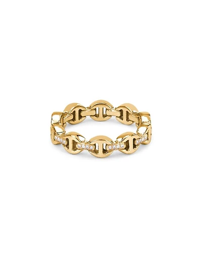 18K Gold Heritage Diamond Micro Dame III Ring