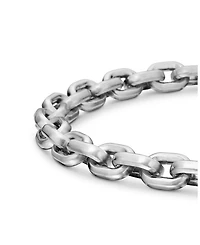 Men's Deco Chain Link Bracelet Sterling Silver, 6.5mm