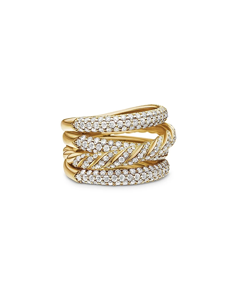 David Yurman Paveflex Four Row Ring
