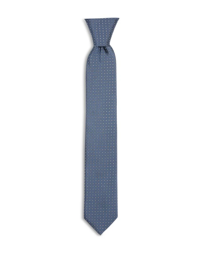 Skinny Floral Grid Tie