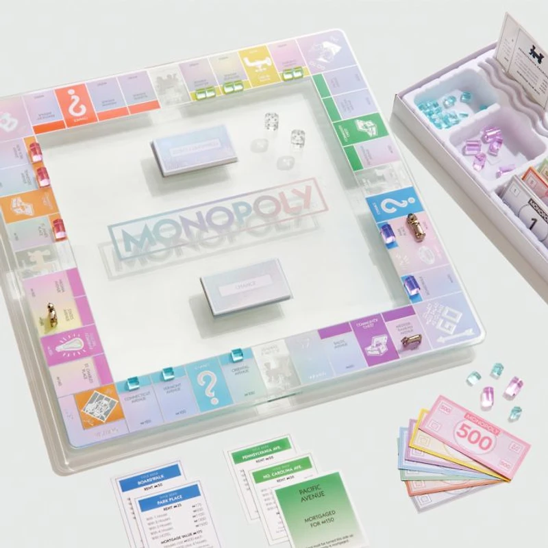 Monopoly Aura Glass Game