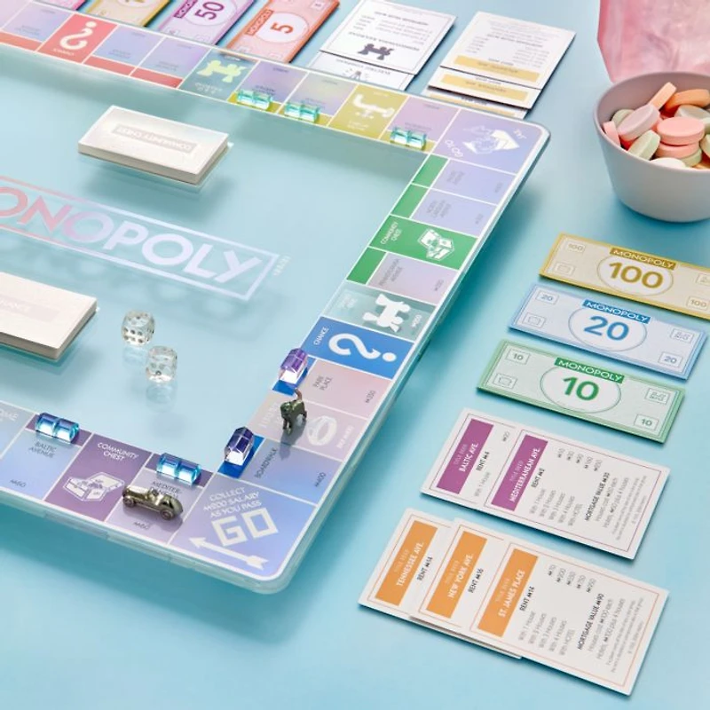 Monopoly Aura Glass Game