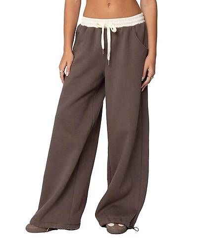 Edikted Mikki Wide Leg Sweatpants