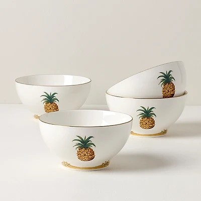 Lenox Colonial Bamboo Rice Bowls, Set of 4