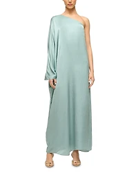 Staud Sonia One Shoulder Dress