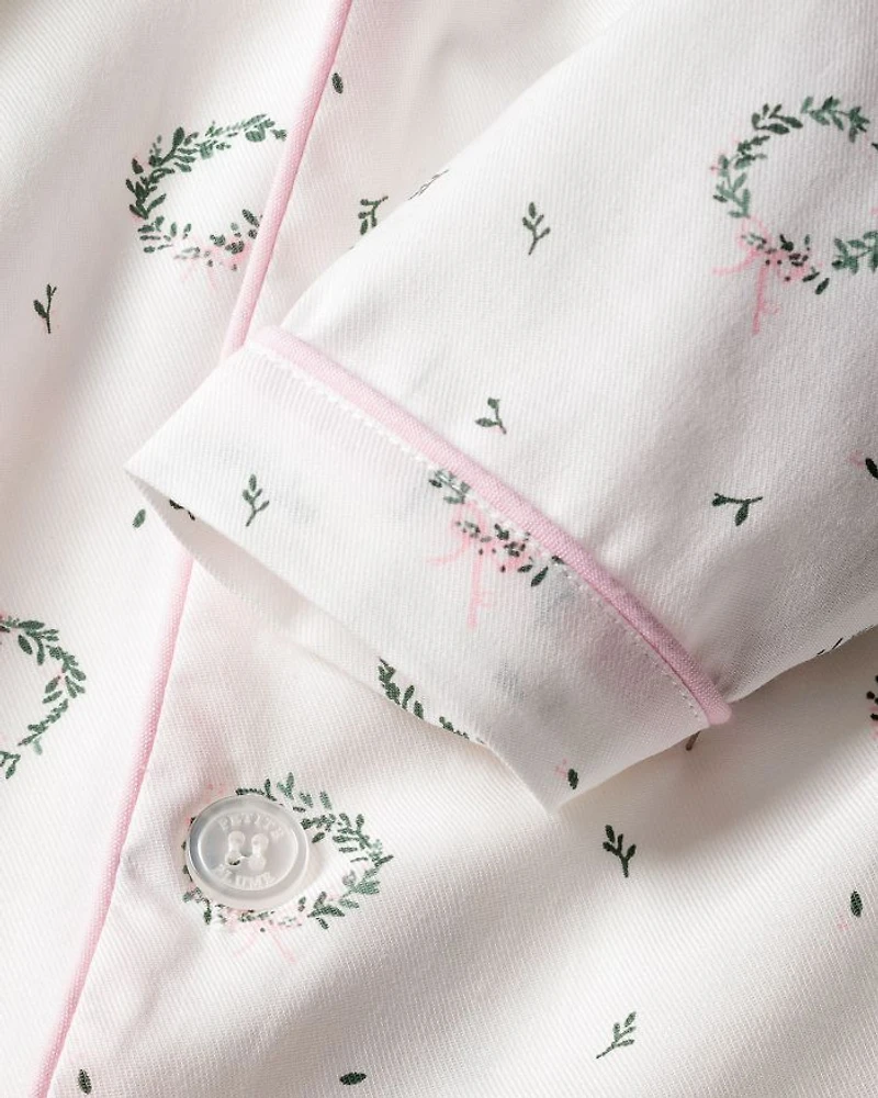 Girls Somerset Wreath Pajama Set - Baby, Little Kid, Big Kid