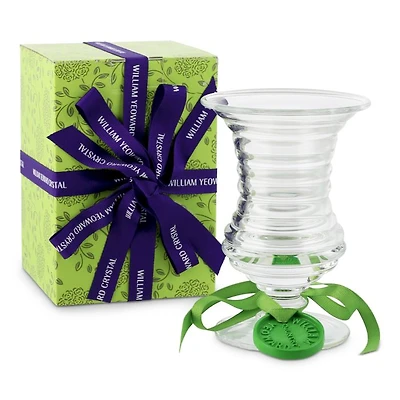 Ripples Footed Vase, 6"