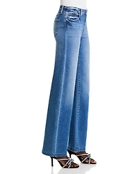 Clayton High Rise Wide Leg Jeans Hampton