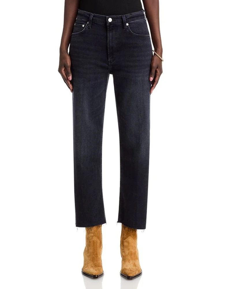 Palma High Rise Ankle Straight Jeans Medallion
