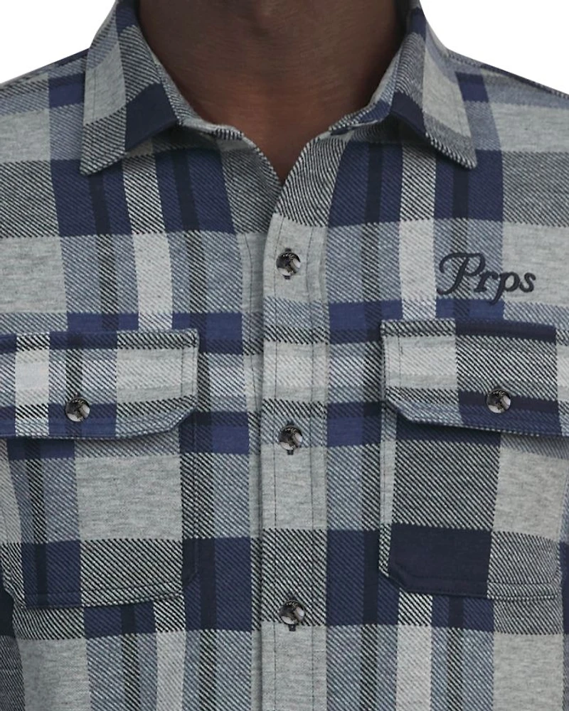 Big Sky Printed Long Sleeve Button Front Shirt