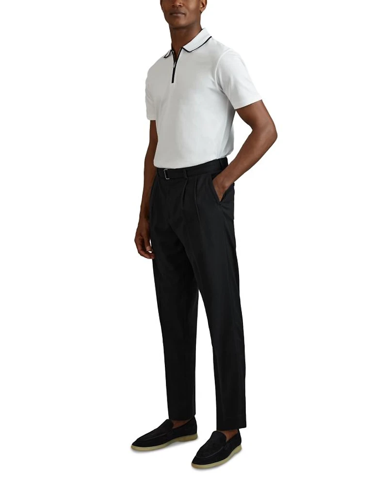 Pin Belted Trousers