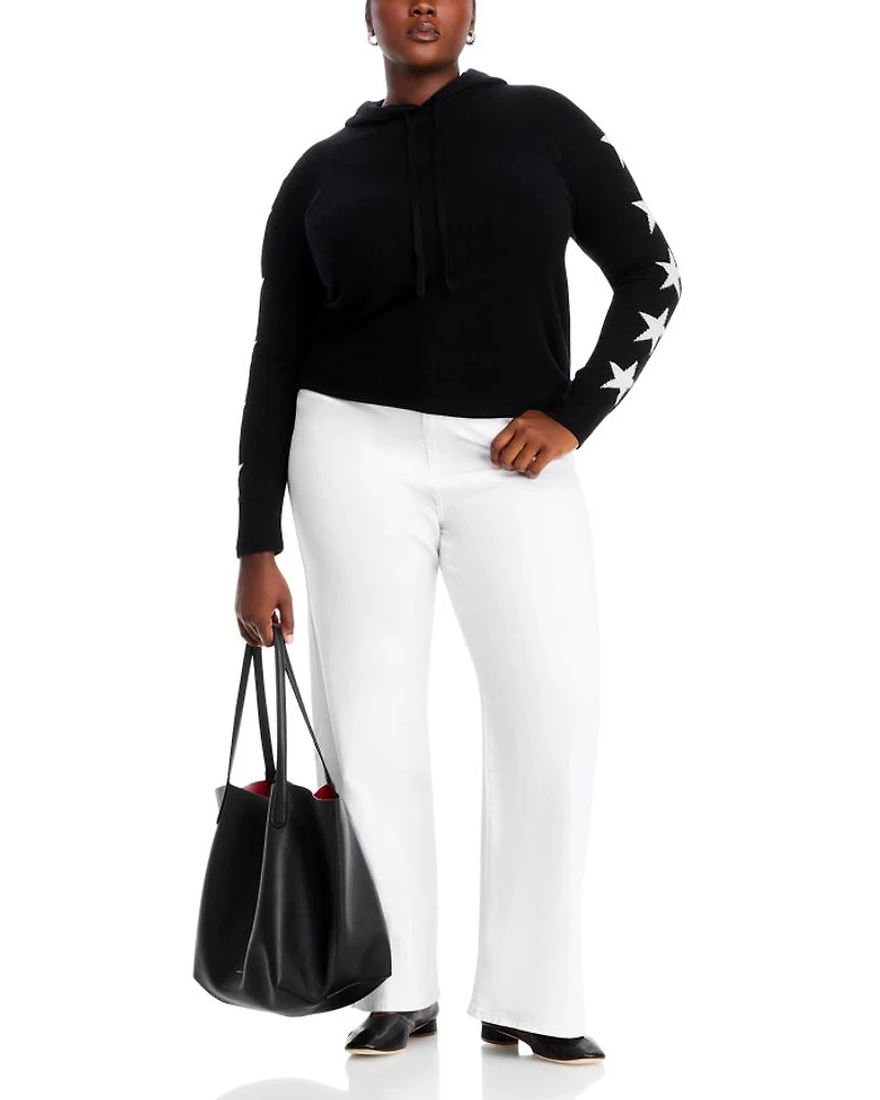 Cashmere Star Sleeve Hoodie Sweater - Exclusive