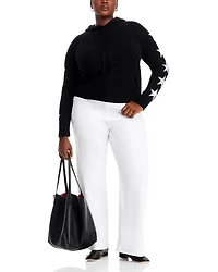 Cashmere Star Sleeve Hoodie Sweater - Exclusive
