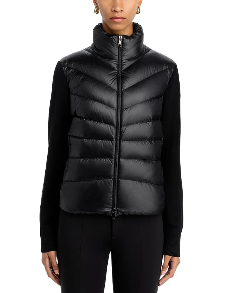 Cardigan Puffer Jacket