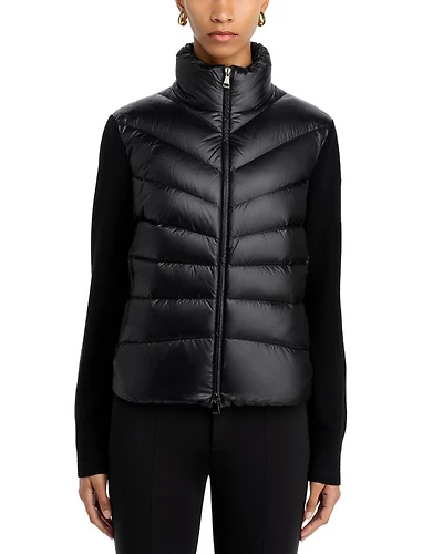Cardigan Puffer Jacket