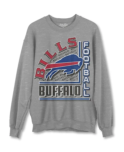 Junk Food Clothing Unisex Nfl Buffalo Bills Backfield Crew Fleece Sweatshirt