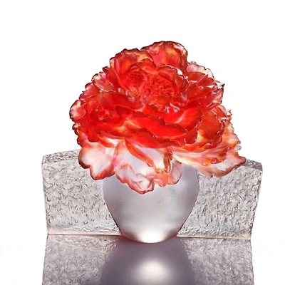 Peony Flower Figurine, Wonderous Bloom
