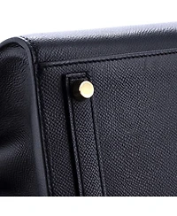 Birkin 30 Handbag Black Epsom with Gold Hardware