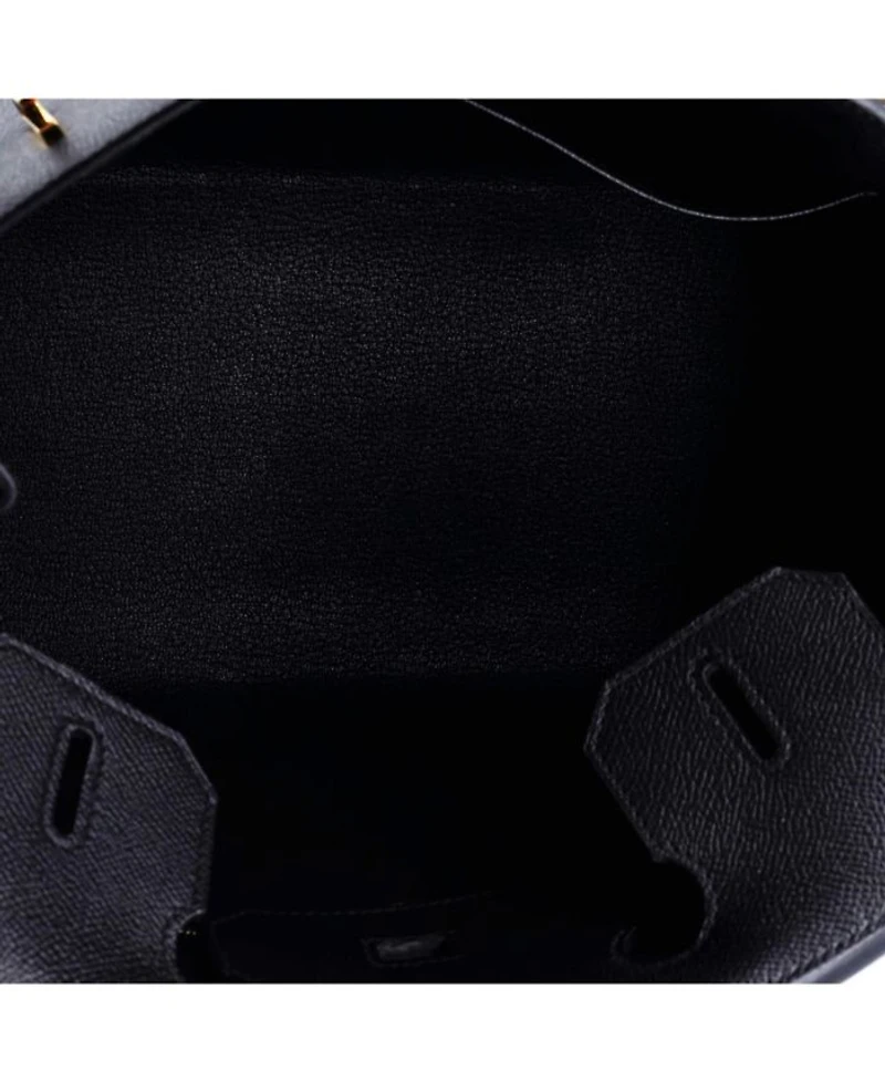 Birkin 30 Handbag Black Epsom with Gold Hardware