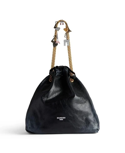 Crush Medium Tote Bag Dirty Effect with Souvenirs