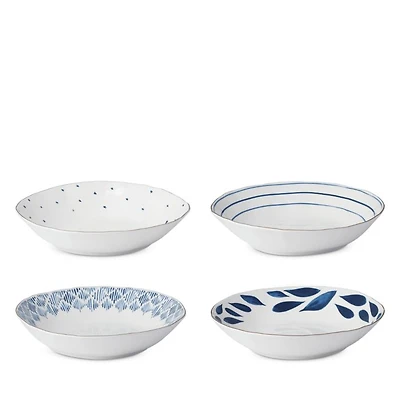 Blue Bay Dinner Bowls, Set of 4