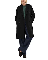 Double Breasted Coat Face Wool & Cashmere