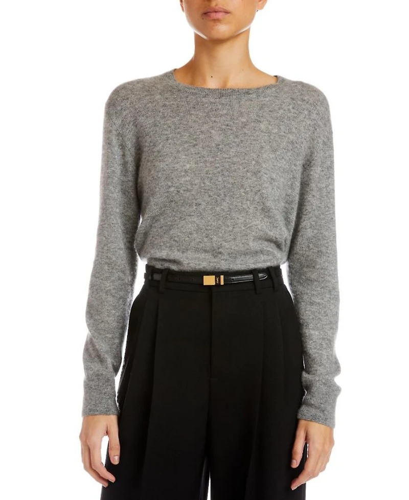 Thin Anchor Belt Leather