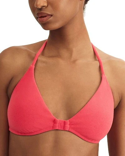 Halter Triangle Bikini Top