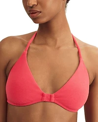 Halter Triangle Bikini Top