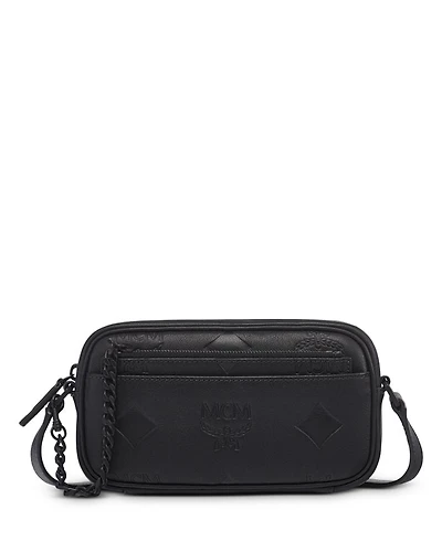 Aren Maxi Monogram Leather Crossbody