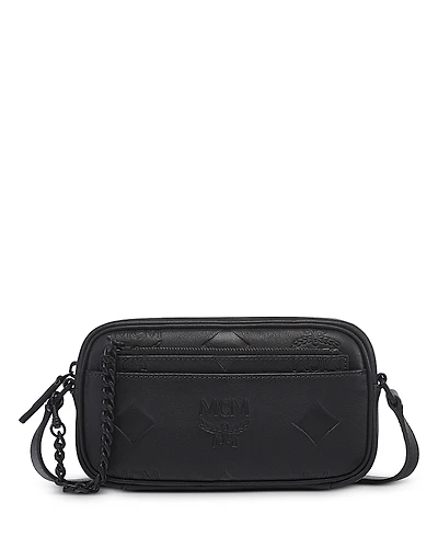 Mcm Aren Maxi Monogram Leather Crossbody