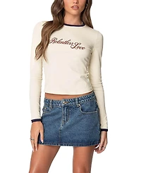 Edikted Relentless Long Sleeve T Shirt